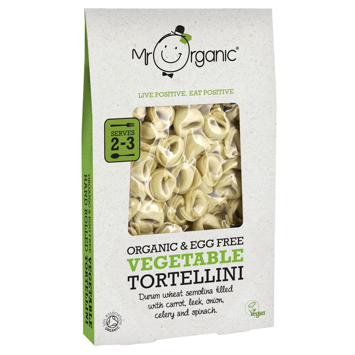 Organic & Egg Free Vegetable Tortellini