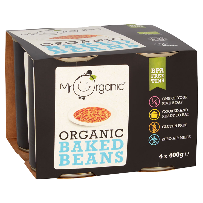 4 Pack Organic Baked Beans