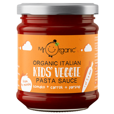 Organic Italian Kids Veggie Pasta Sauce Tomato, Carrot, Parsnip